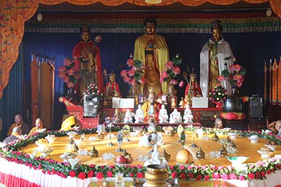 河北大华严禅寺举行大佛顶首楞严神咒灌顶法会